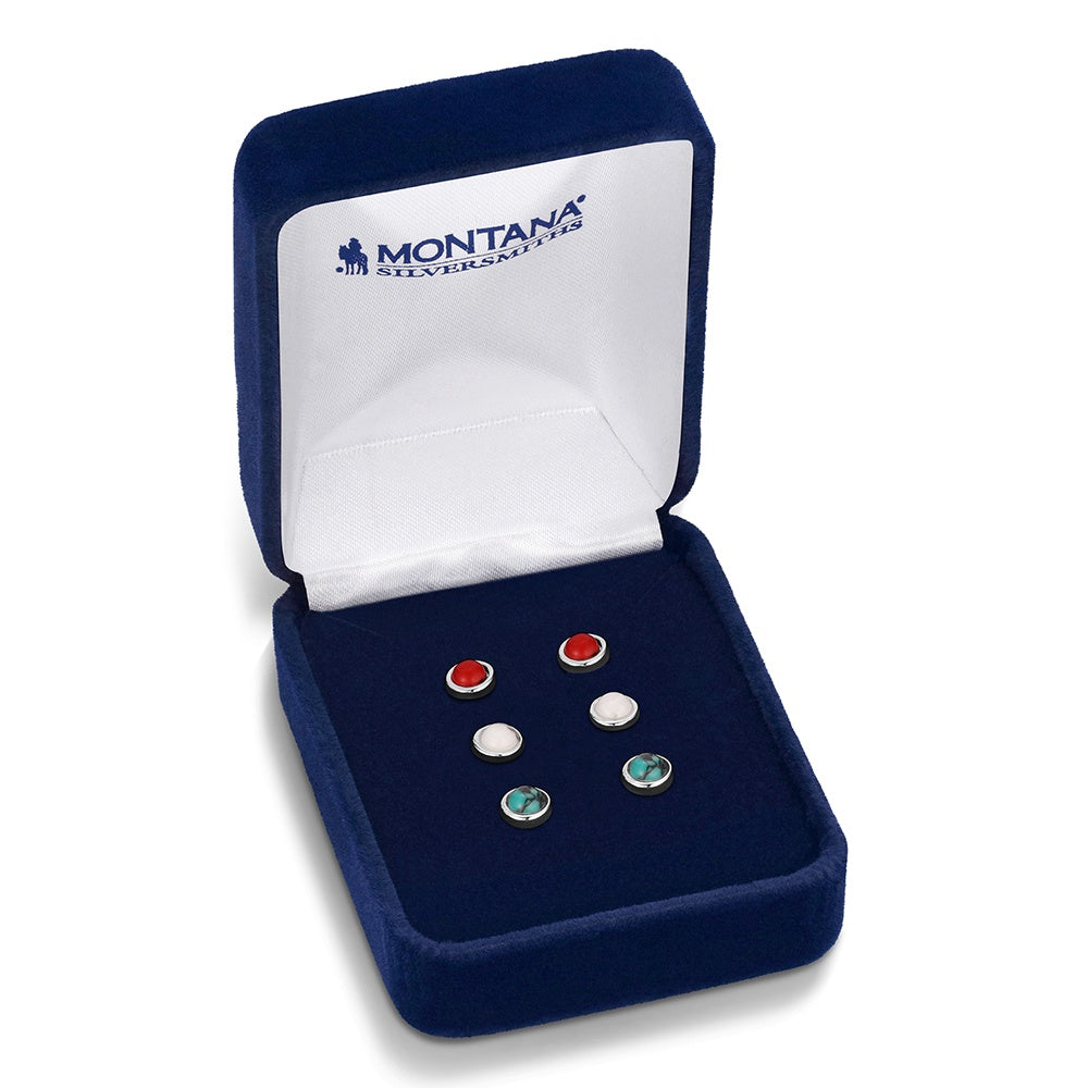 Montana Patriotic Post Earring Set