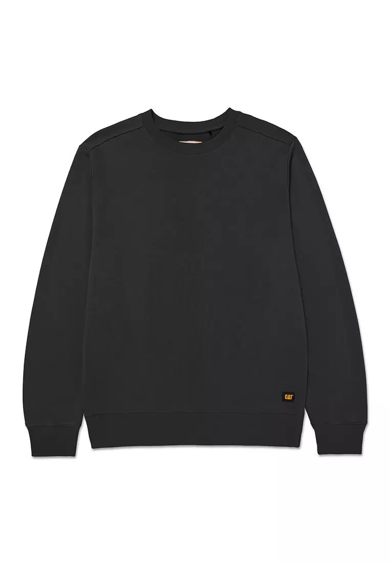 CAT Workwear Patch French Terry Crewneck Fossil