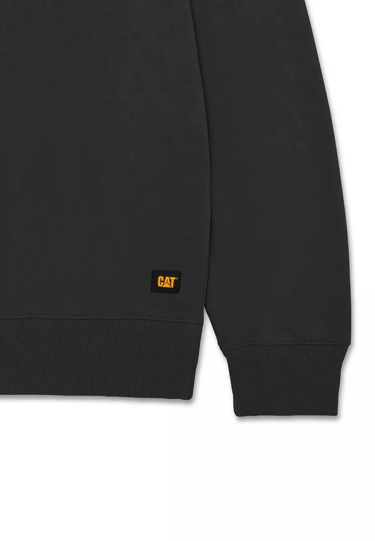 CAT Workwear Patch French Terry Crewneck Fossil
