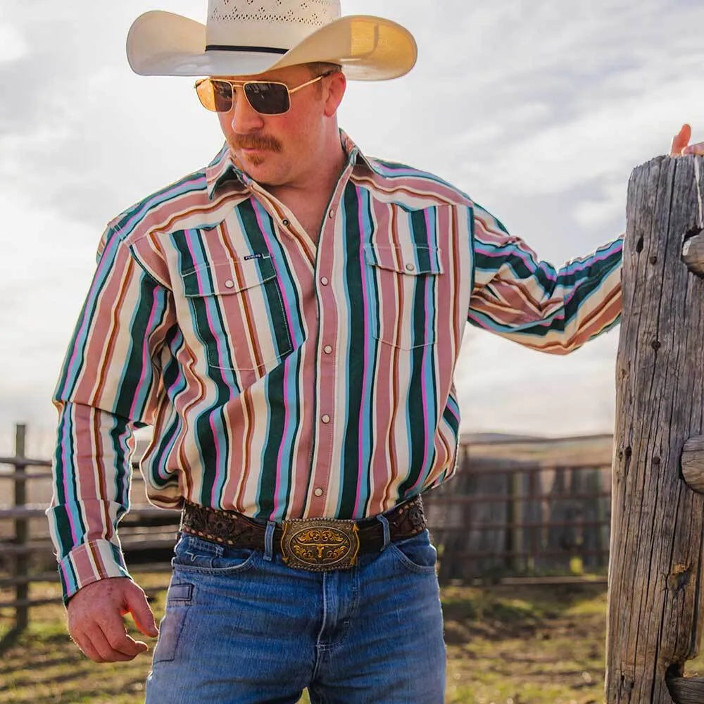 Montana Pointing West Longhorn Buckle