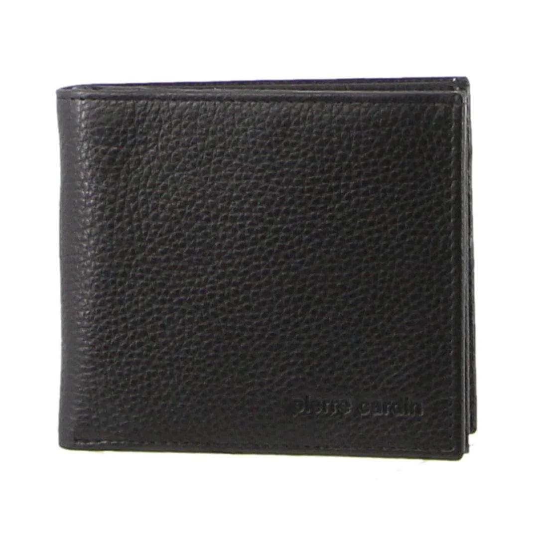 Pierre Cardin Men's Italian Leather Tri-Fold Protected RFID Wallet 11cm