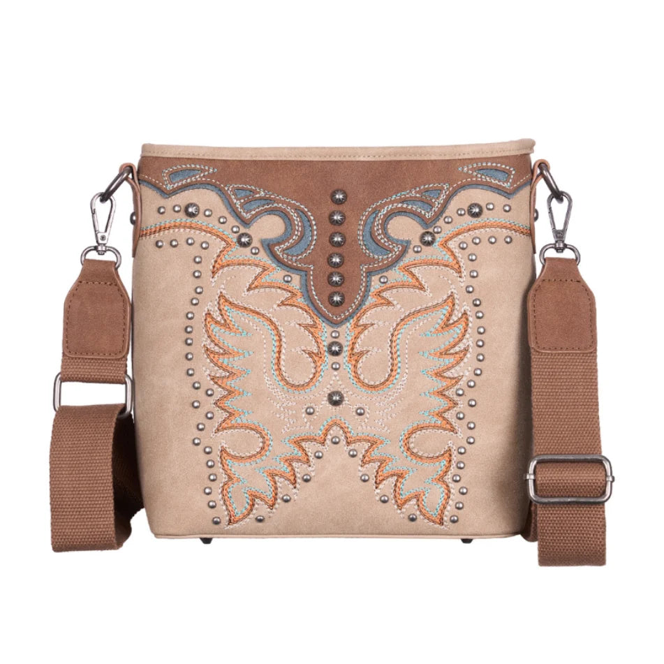 Pure Western Women's Neve Crossbody Bag - Natural/Tan