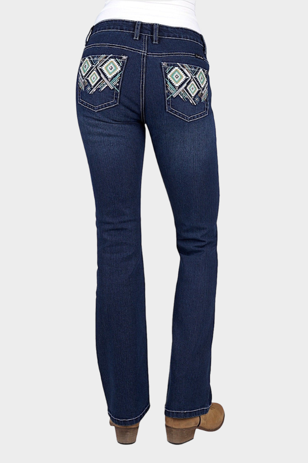 Pure Western Women's Meg Boot Cut Jean 32" Leg - Evening Sky