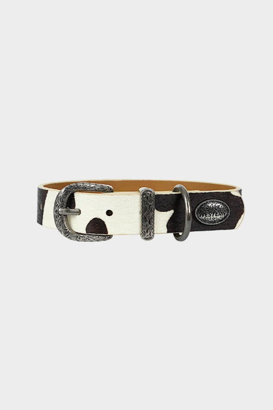 Pure Western Adelaide Dog Collar - BlackWhite