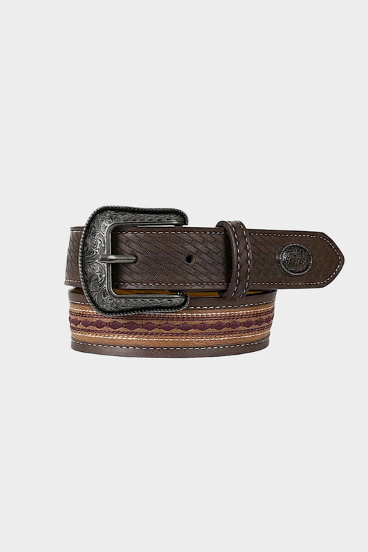 Pure Western Kid's Oscar Belt - ChocolateTan