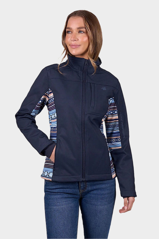 Pure Western Women's Misha Soft Shell Jacket - Navy
