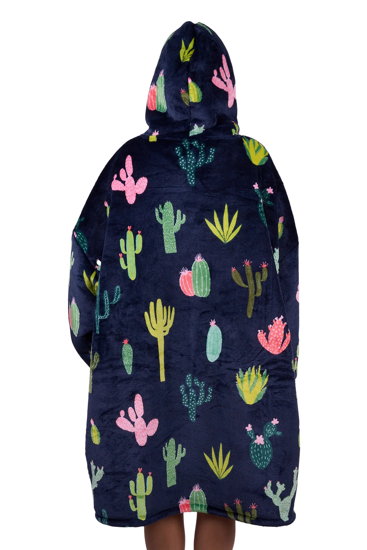 Pure Western Women's Cactus Snuggle Hoodie - Navy