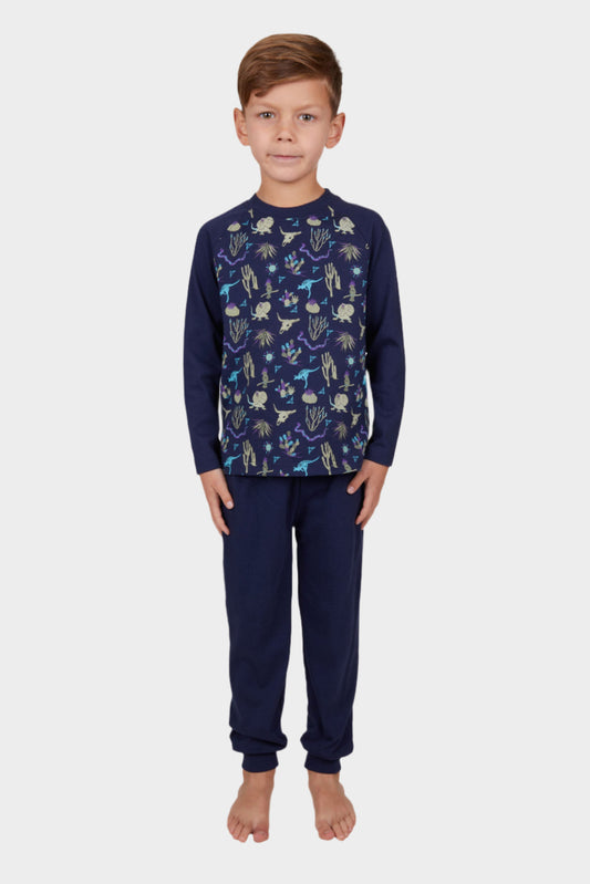 Pure Western Boys Benny PJ's (Navy)