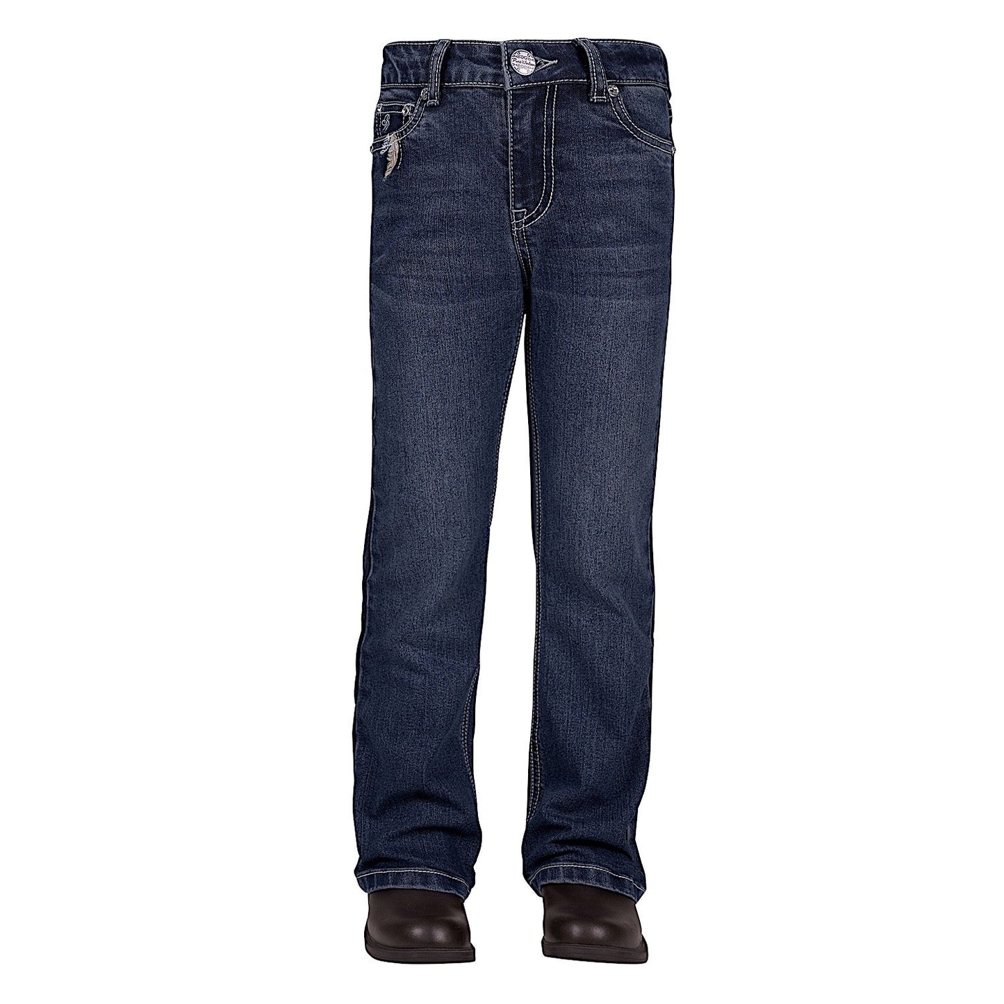 Pure Western Girl's Bec Boot Cut Jean - Indigo
