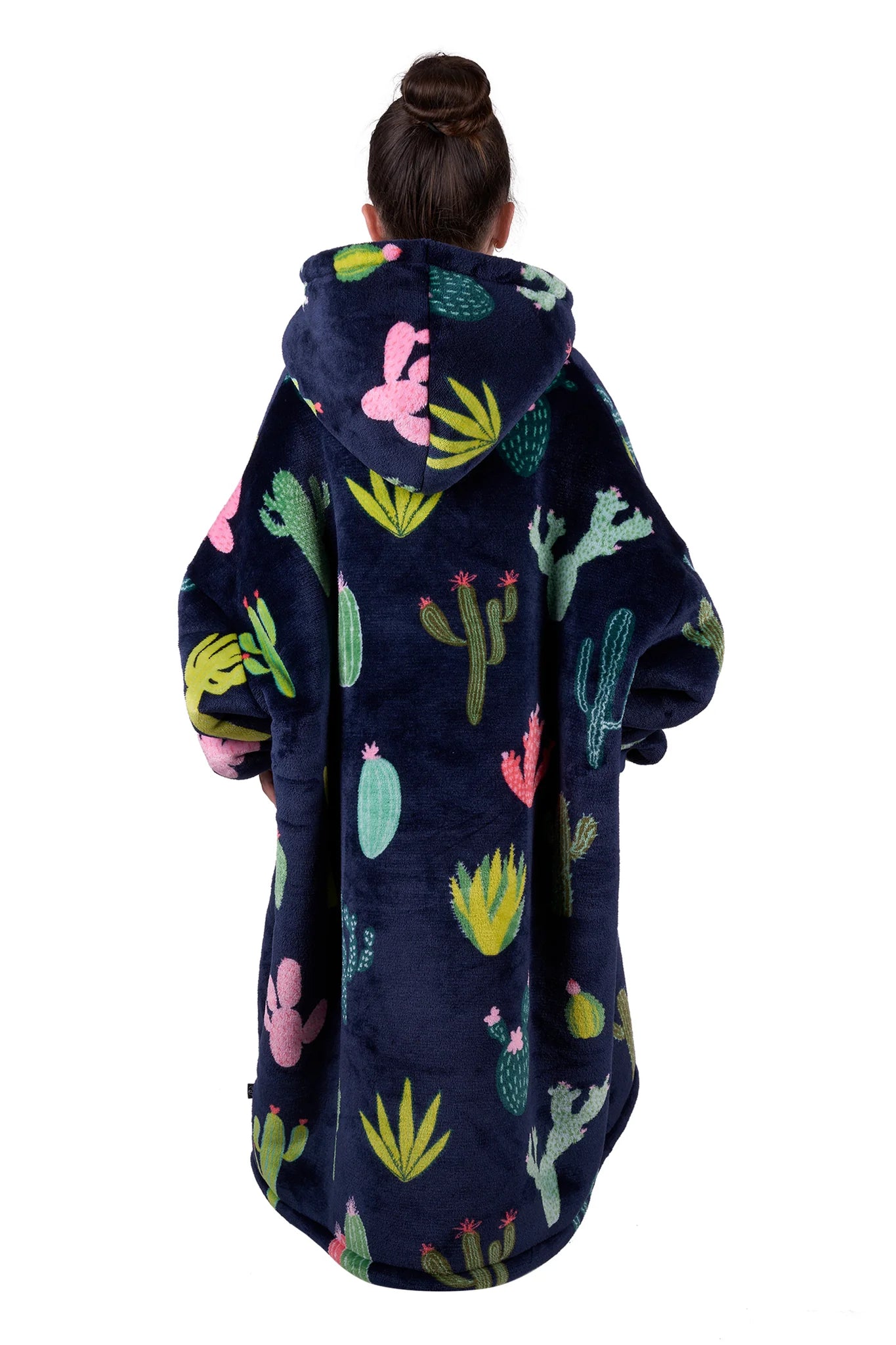 Pure Western Kids Cactus Snuggle Hoodie - Navy