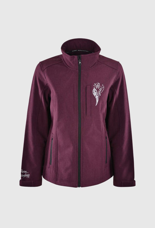 Pure Western Women’s Angela Softshell Jacket (Plum)
