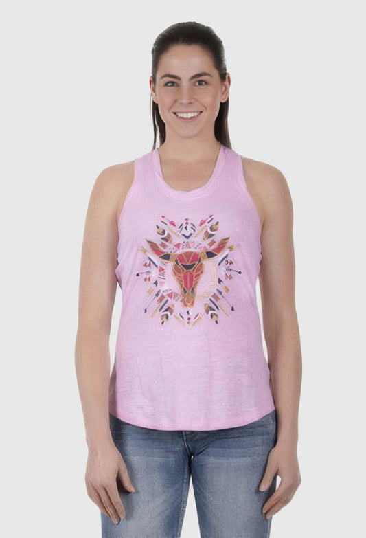 PURE WESTERN WOMENS CAPRI TANK