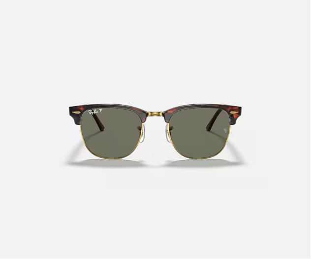 Ray-Ban Clubmaster Red Havana w/ G-15 Green