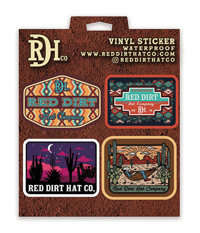 Red Dirt Hat Co. Sticker Pack
