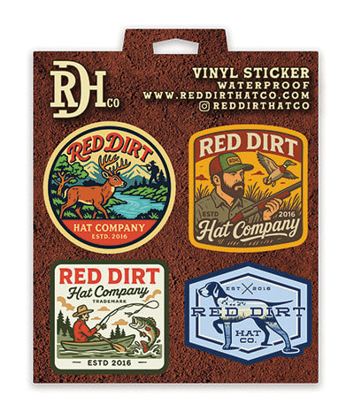 Red Dirt Hat Co. Sticker Pack