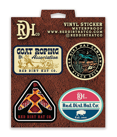 Red Dirt Hat Co. Sticker Pack