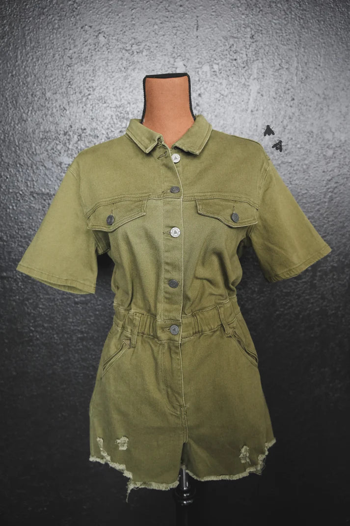 2 Fly Co Reckless Romper - Agave