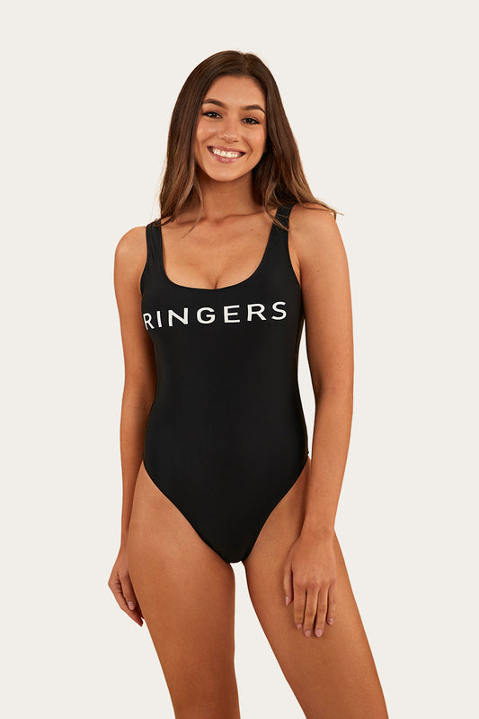 RINGERS WOMENS ONE PIECE - BLACK
