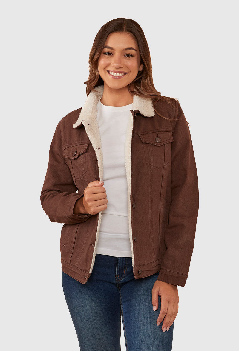 RINGERS WESTERN WOMEN'S PALMER JACKET - CHOCOLATE