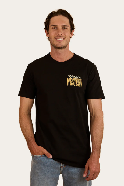 Ringers Western Aint My First Rumbo Stock Fit T-Shirt - Black