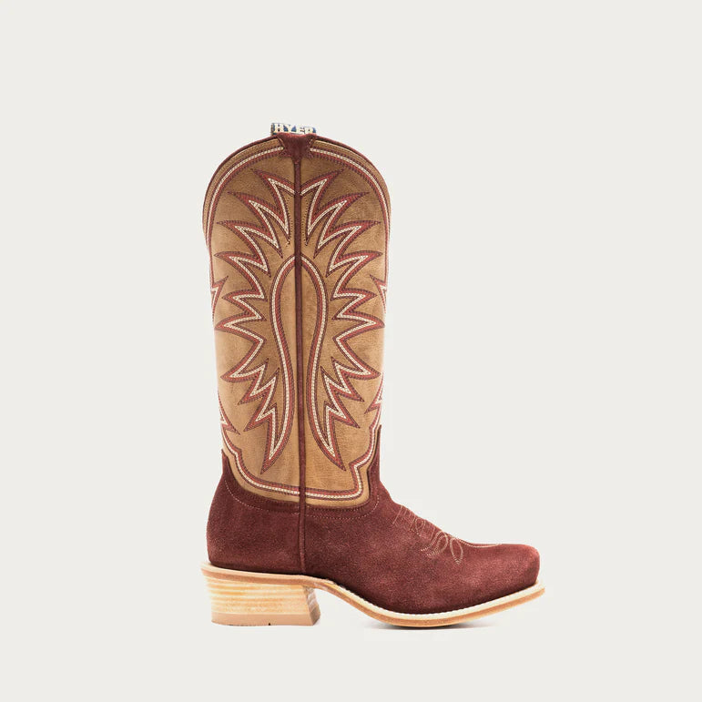 Hyer Women's Rose Hill - Burgundy/Tan