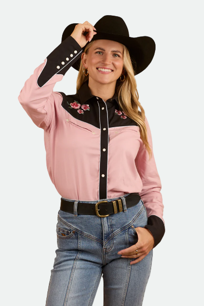 Ringers Western Bellingen Womens Western Shirt - Rosey Pink