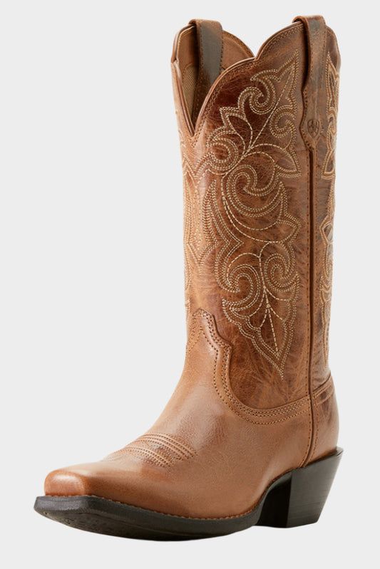 ARIAT WOMENS ROUND UP SQUARE TOE - Ready Russet