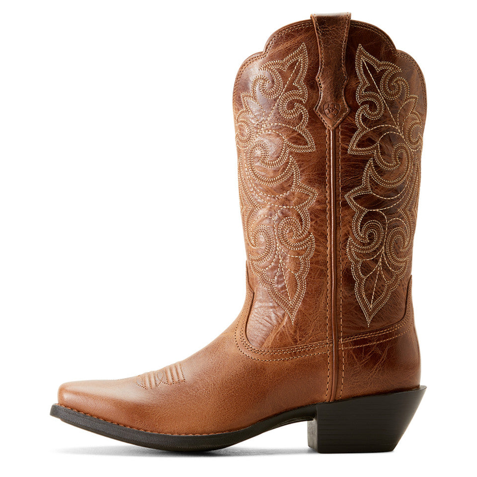 ARIAT WOMENS ROUND UP SQUARE TOE - Ready Russet