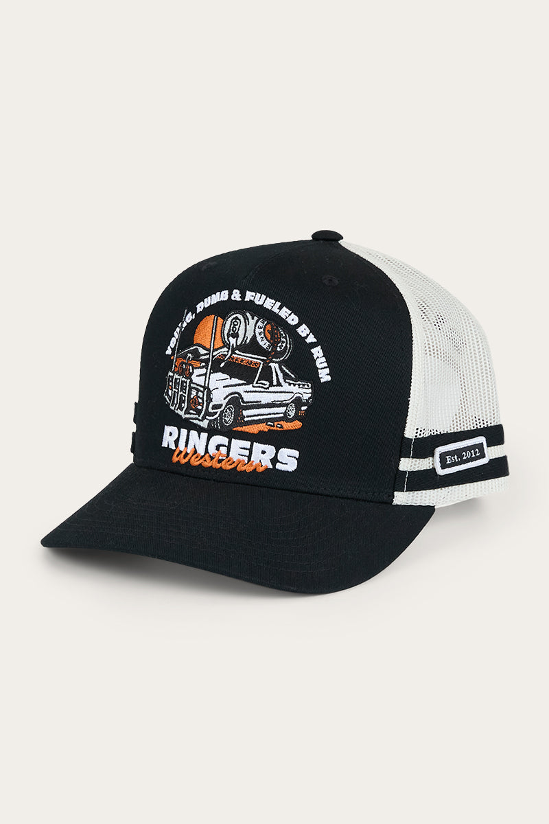 Ringers Western Rum Runner Trucker Cap - Black