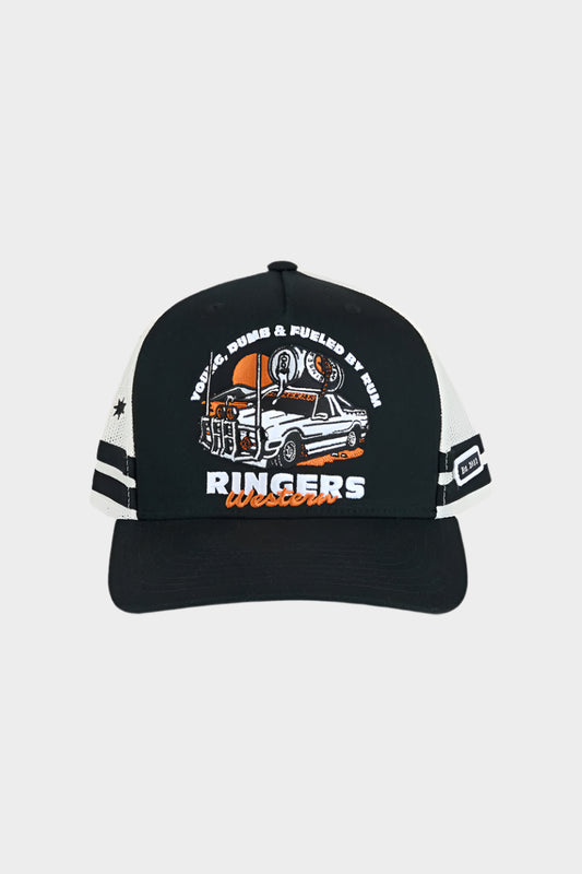 Ringers Western Rum Runner Trucker Cap - Black