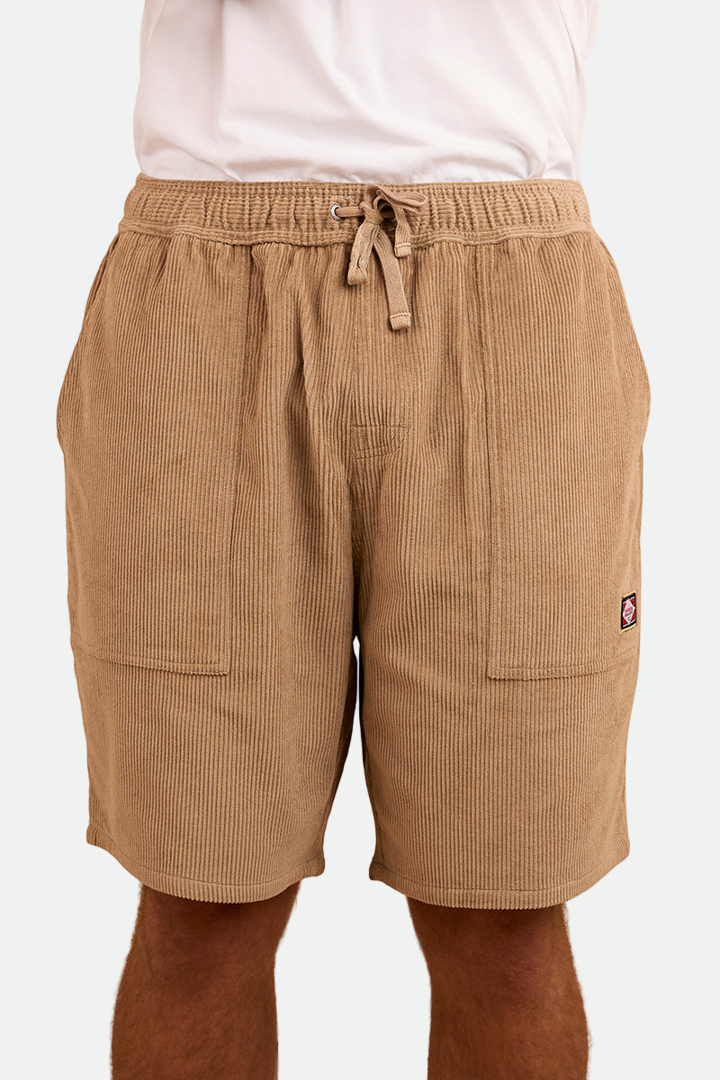 Ringers Western Countryside Mens Corduroy Walk Short - Dark Sand