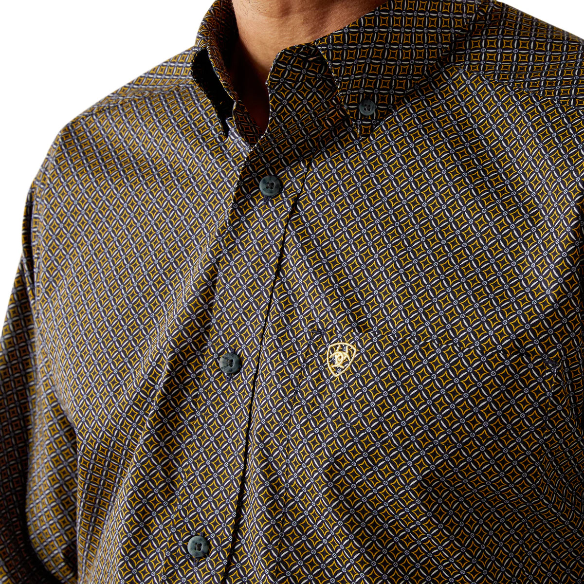 Ariat Men's Reagan Classic Fit Shirt - Royal Blue