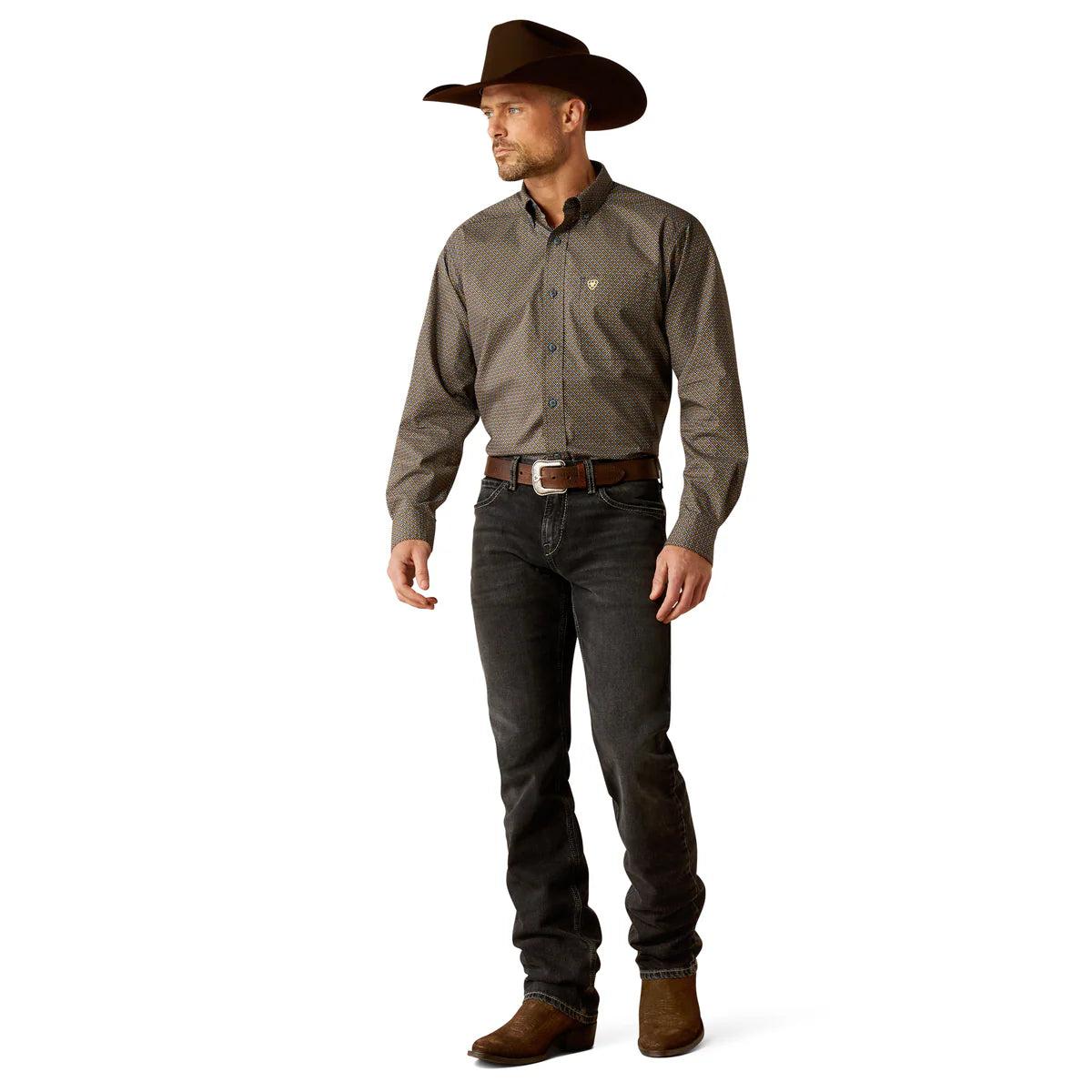 Ariat Men's Reagan Classic Fit Shirt - Royal Blue