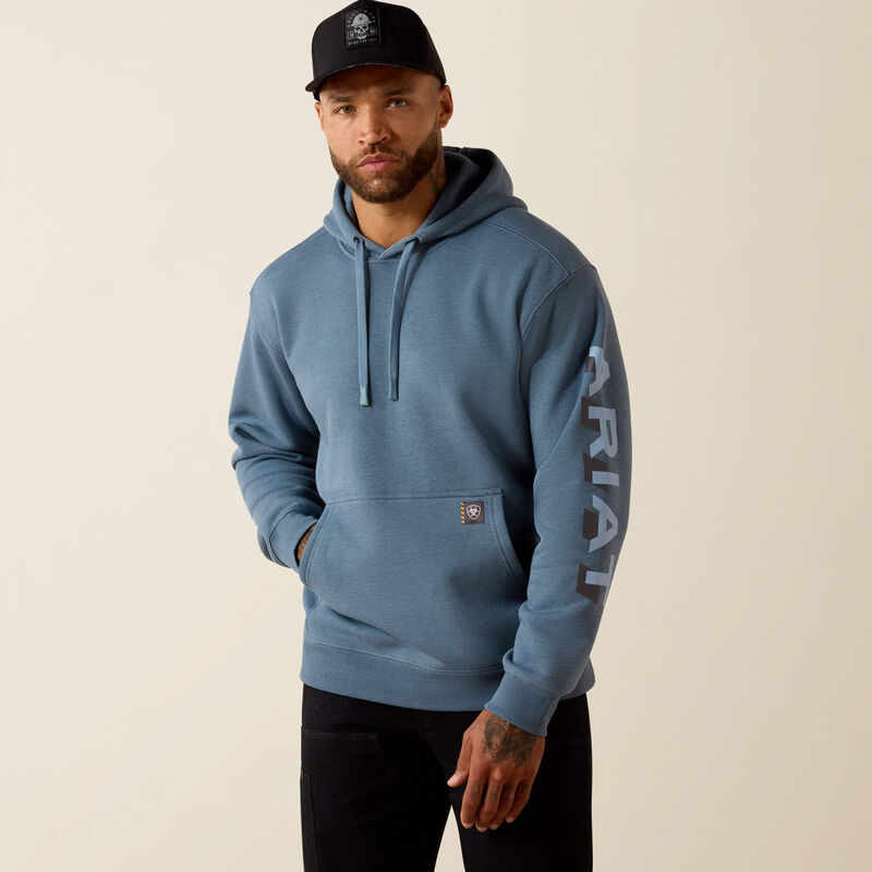 Ariat Men's Rebar Lightweight Logo Hoodie