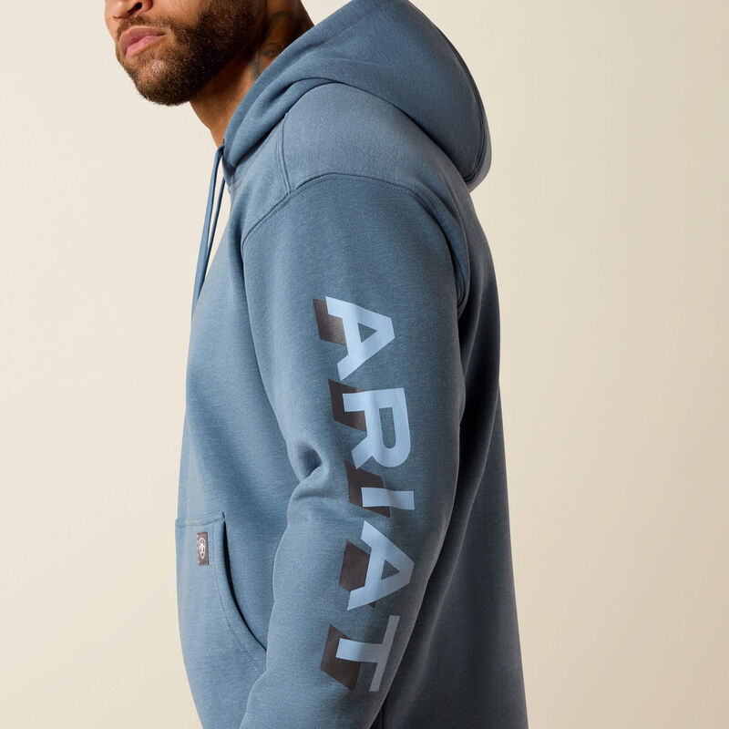 Ariat Men's Rebar Lightweight Logo Hoodie
