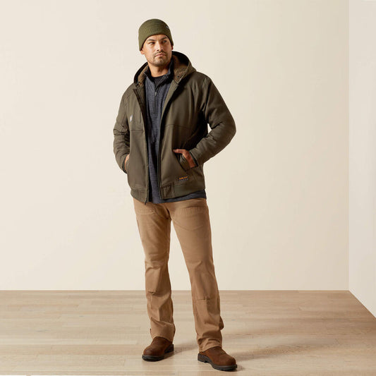 Ariat Men's Rebar DuraCanvas Jacket - Earth