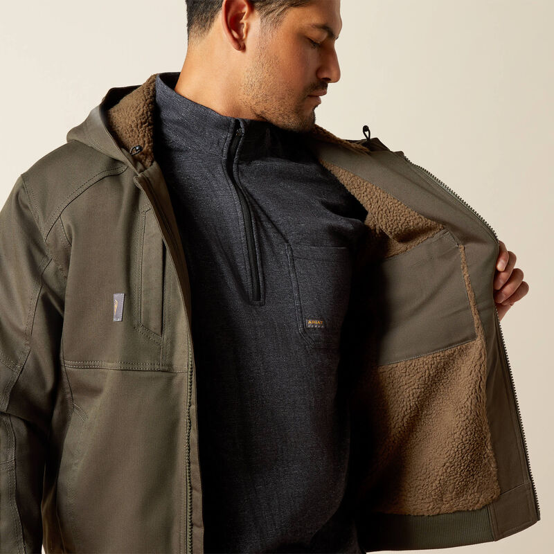 Ariat Men's Rebar DuraCanvas Jacket - Earth