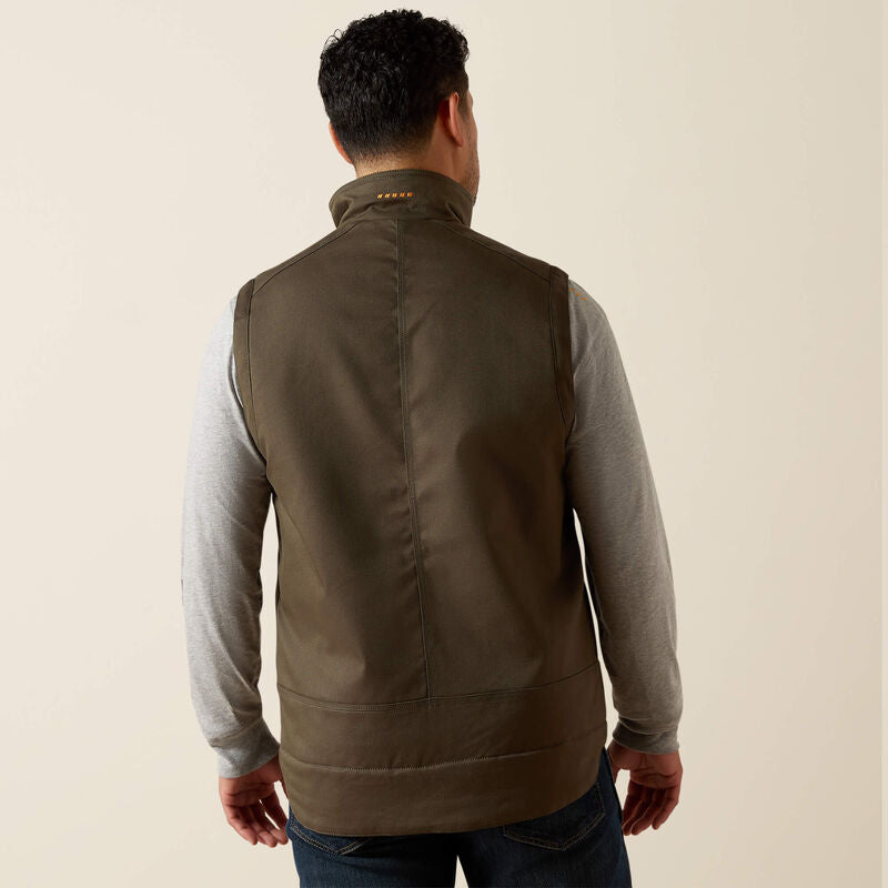 Ariat Men's Rebar DuraCanvas Vest - Earth