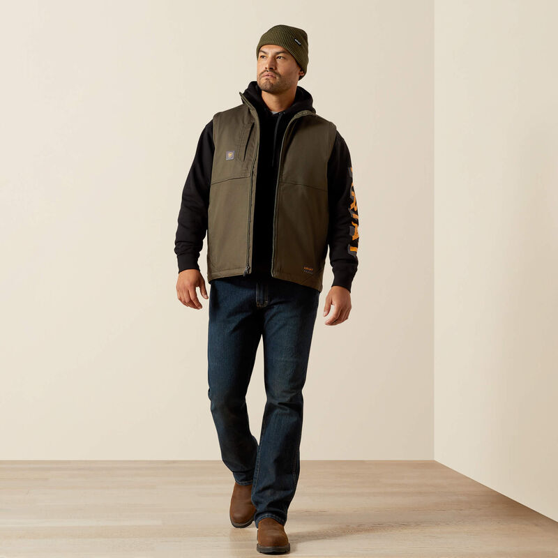 Ariat Men's Rebar DuraCanvas Vest - Earth