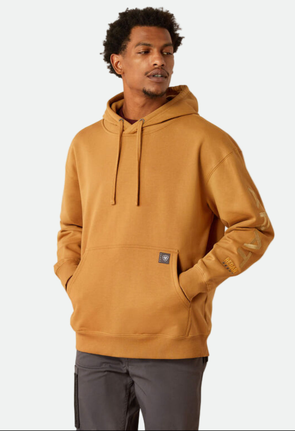 Ariat Men's Rebar Graphic Hoodie - Bistro|Hemp