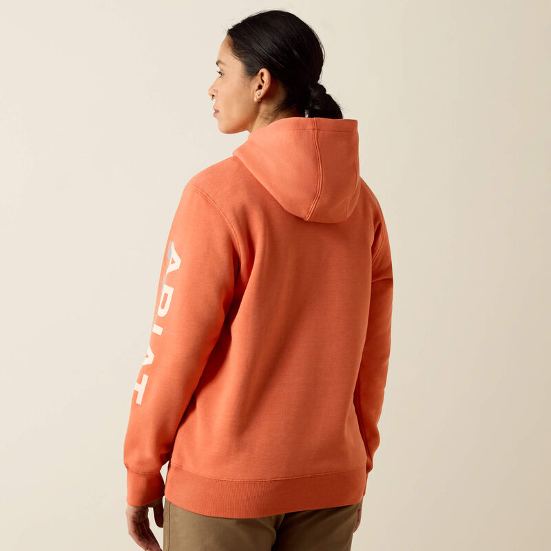 Ariat Ladies Lightweight Logo 1/2 Zip Hoodie