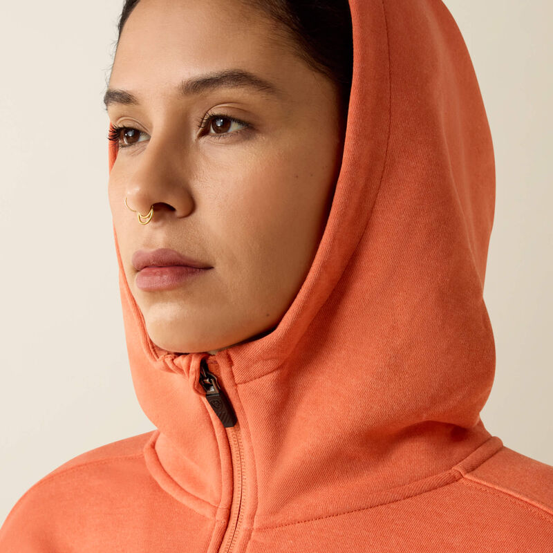 Ariat Ladies Lightweight Logo 1/2 Zip Hoodie