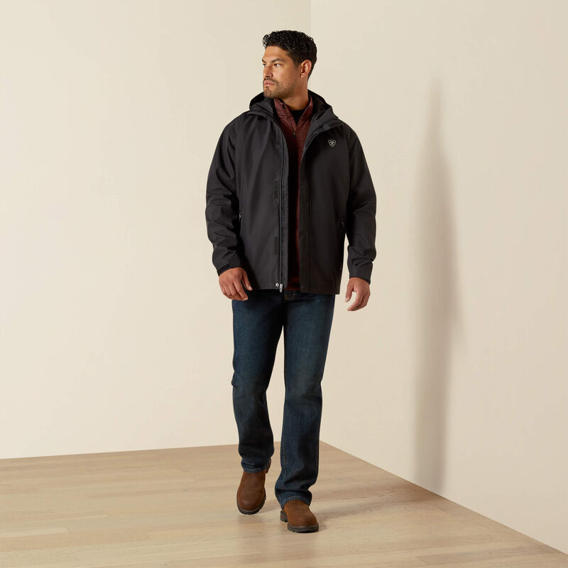 Ariat Men's Rebar Stormshell Waterproof Jacket - Black