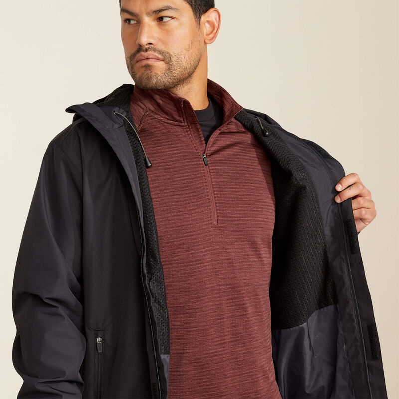 Ariat Men's Rebar Stormshell Waterproof Jacket - Black
