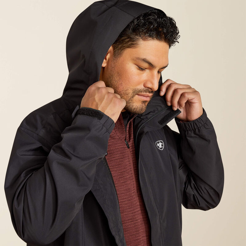 Ariat Men's Rebar Stormshell Waterproof Jacket - Black