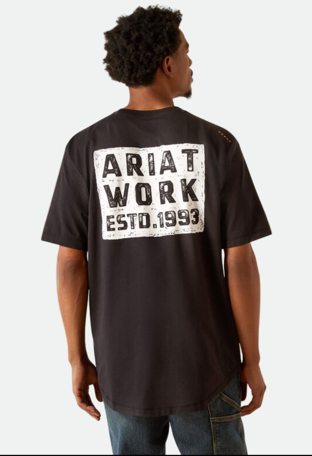 Ariat Men's Rebar Workman Brickyard T-Shirt - Black