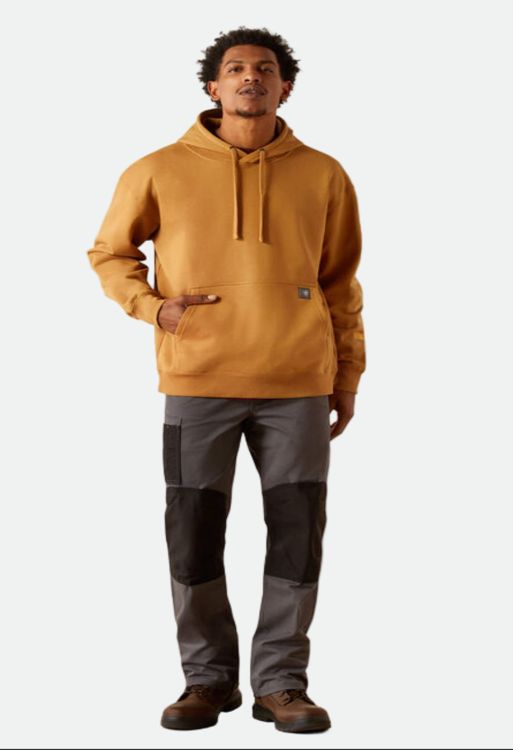 Ariat Men's Rebar Graphic Hoodie - Bistro|Hemp