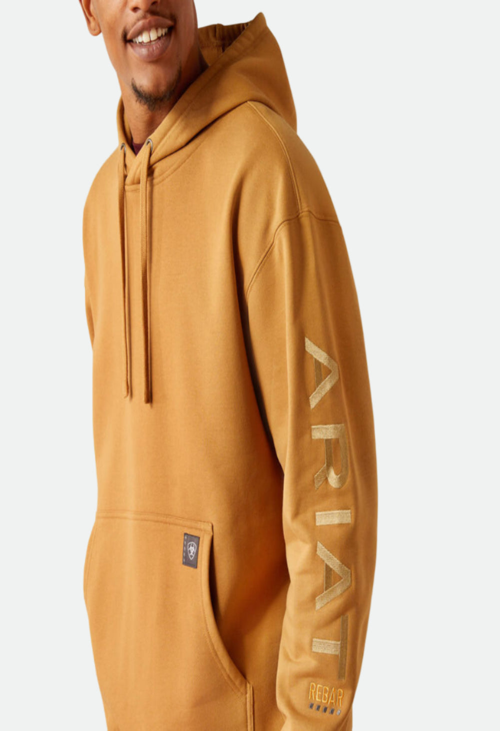 Ariat Men's Rebar Graphic Hoodie - Bistro|Hemp