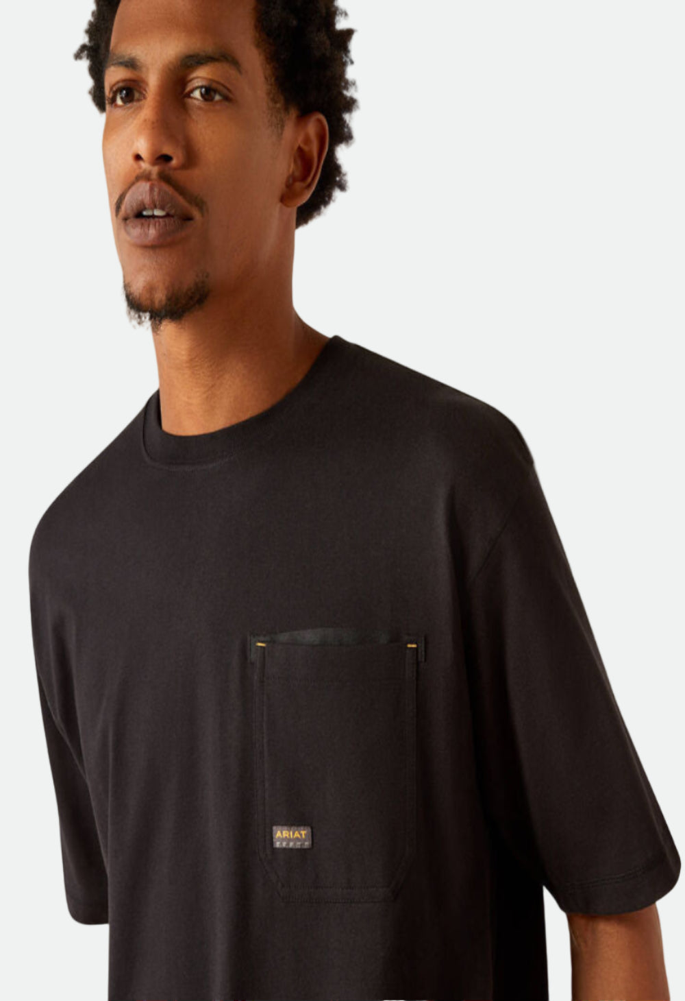 Ariat Men's Rebar Workman Brickyard T-Shirt - Black