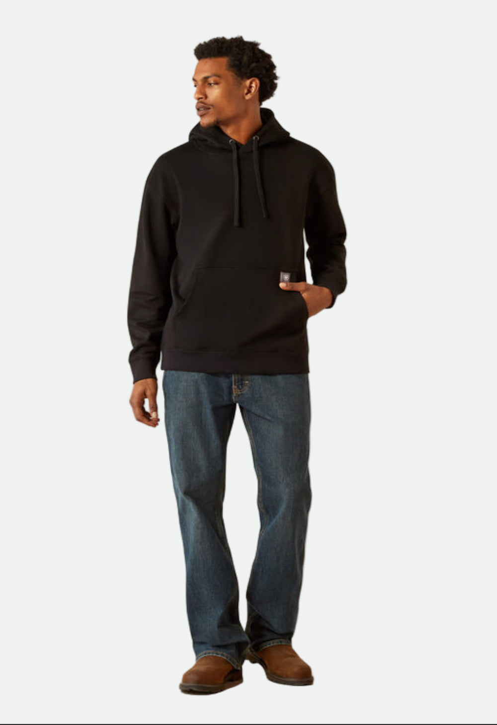 Ariat Men's Rebar Workman Hardhead Hoodie - Black